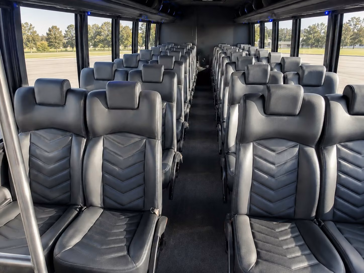15 passenger minibus inside