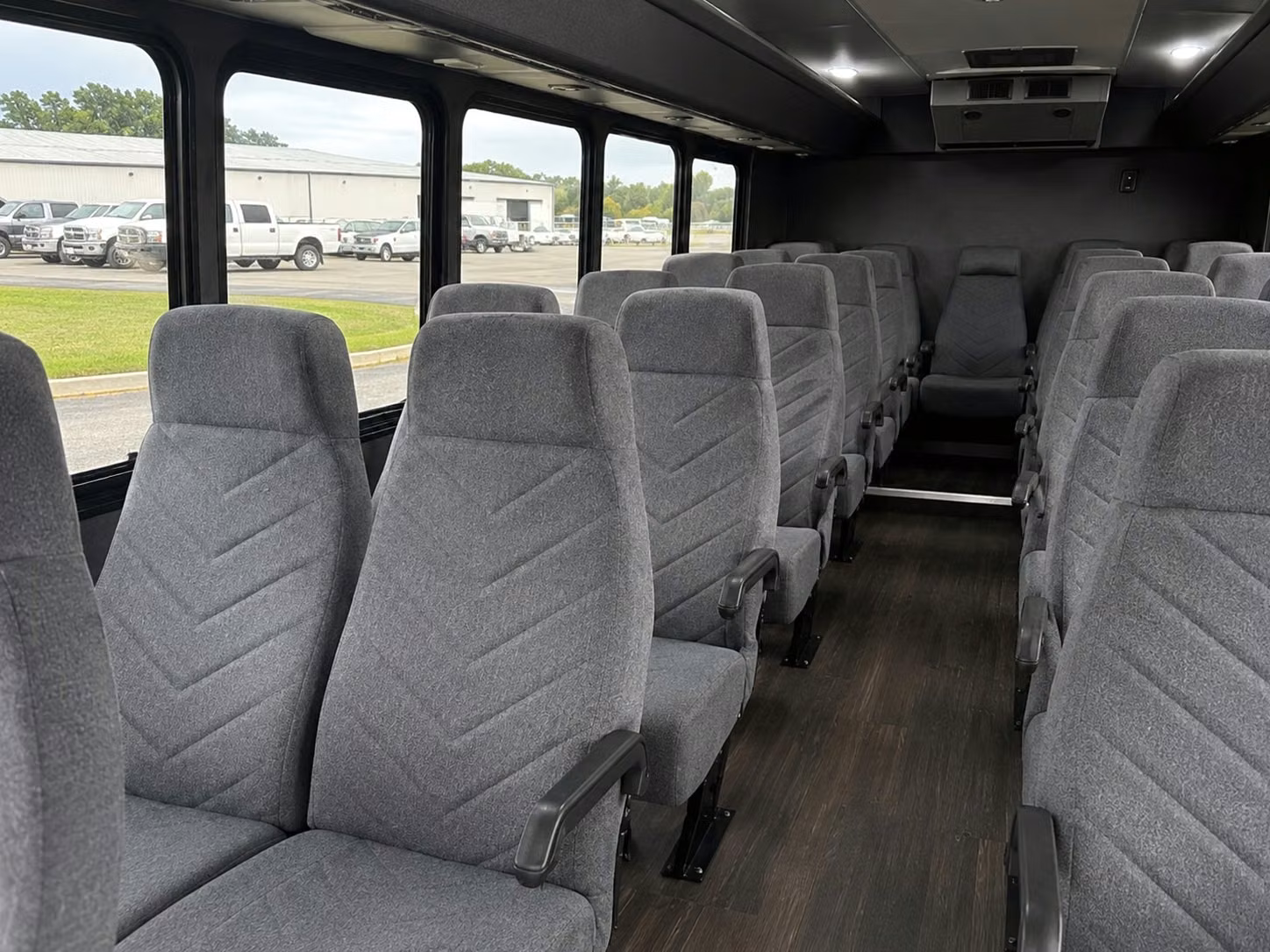 15 passenger minibus interior