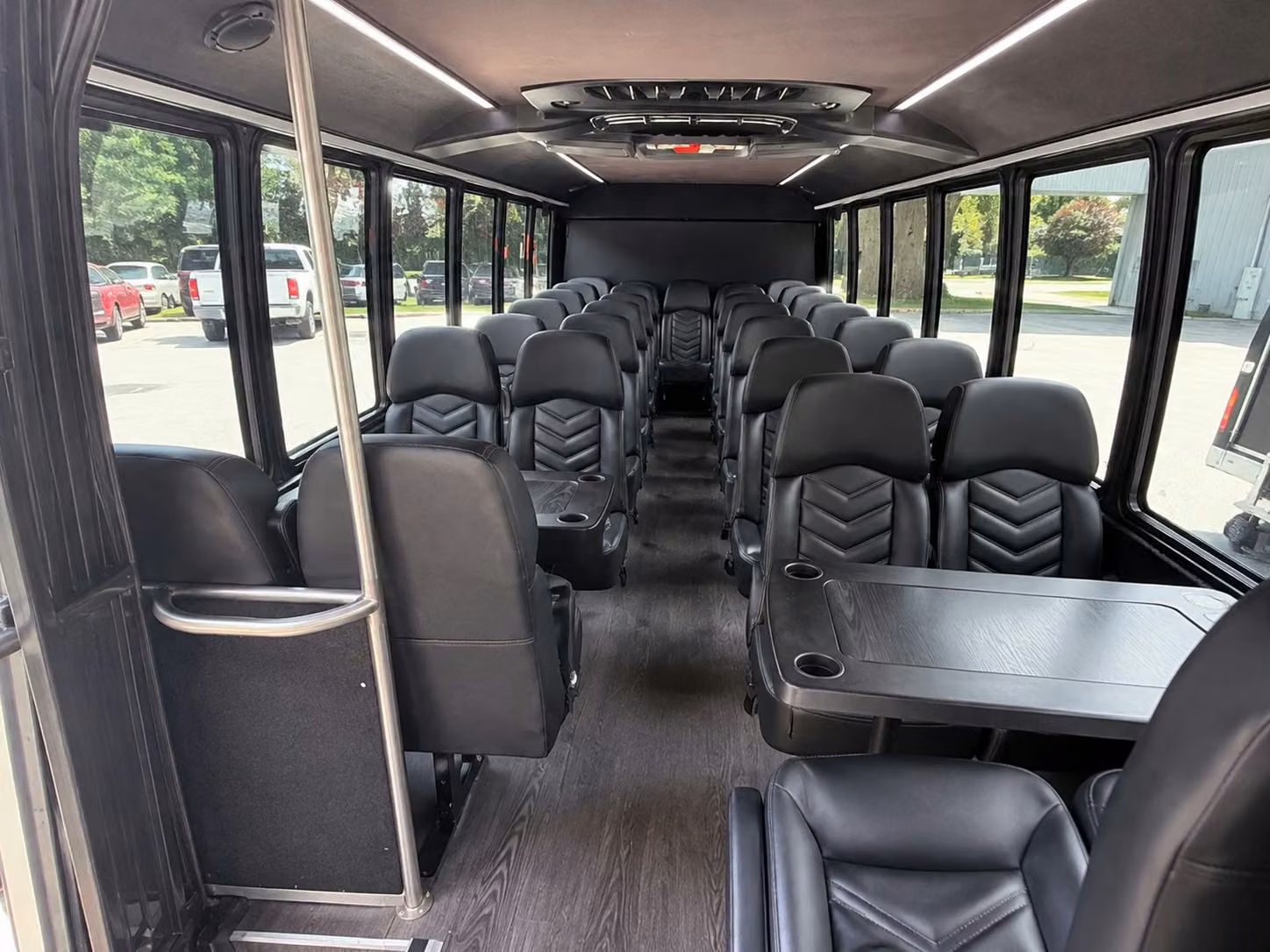 18 passenger minibus interior