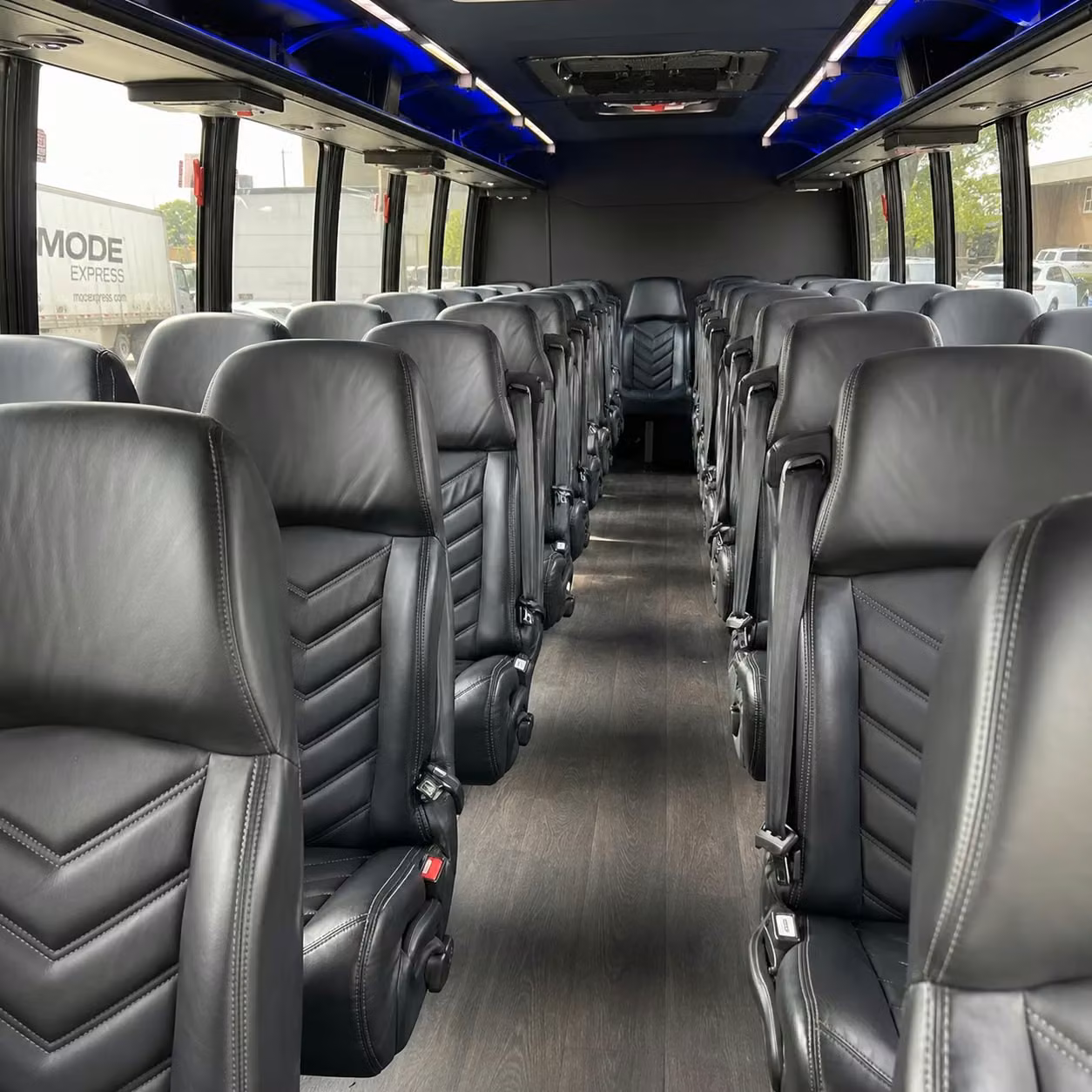 25 passenger minibus interior