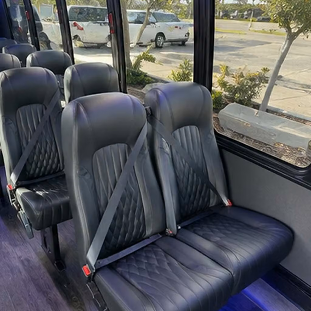 28 passenger minibus inside