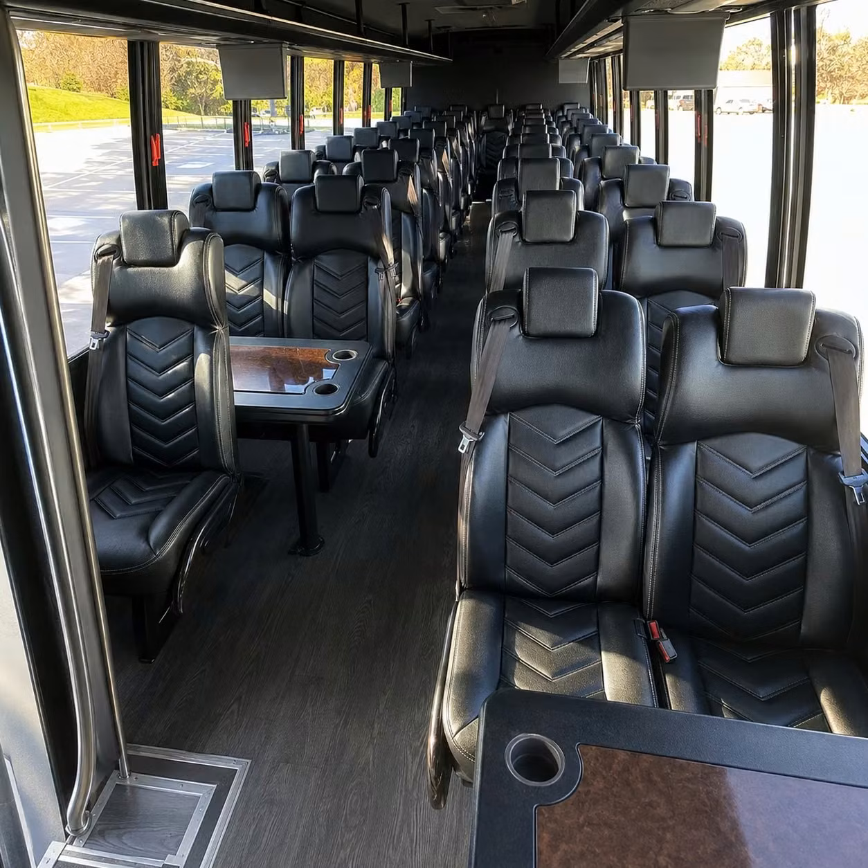 30 passenger minibus inside