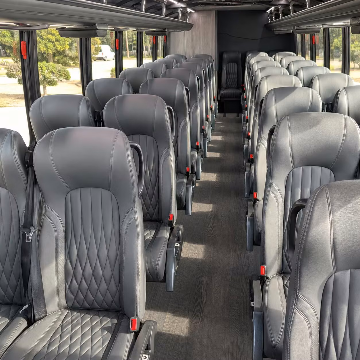 30 passenger minibus interior