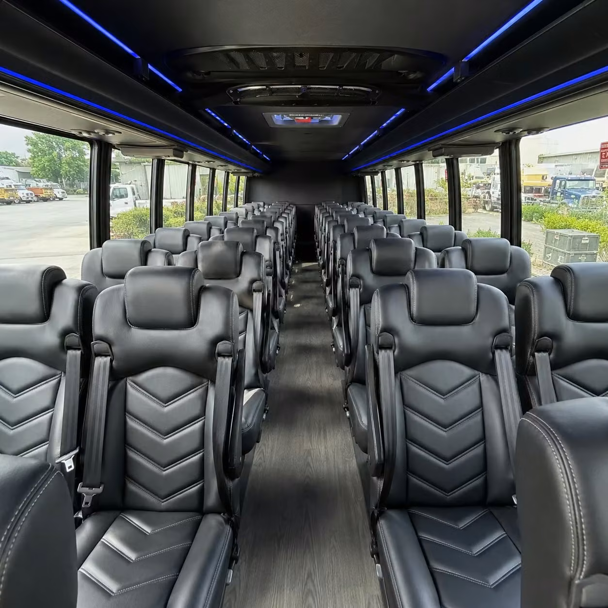 35 passenger minibus interior