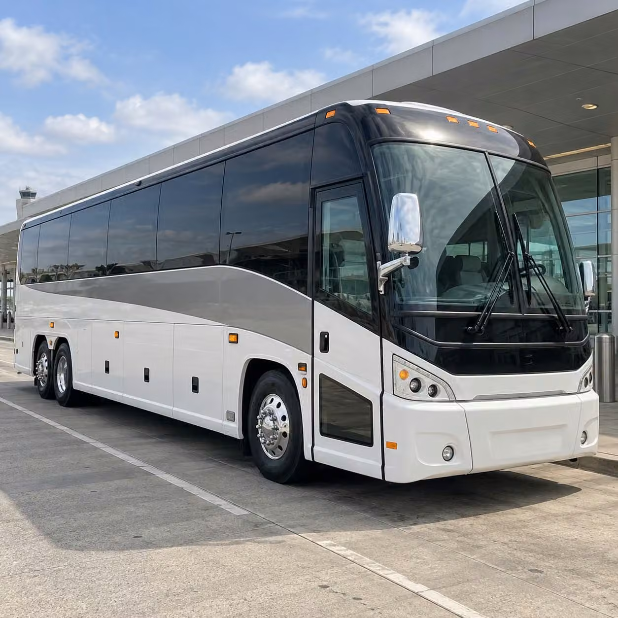 charter buses for large arvada prom groups heading to downtown denver venues