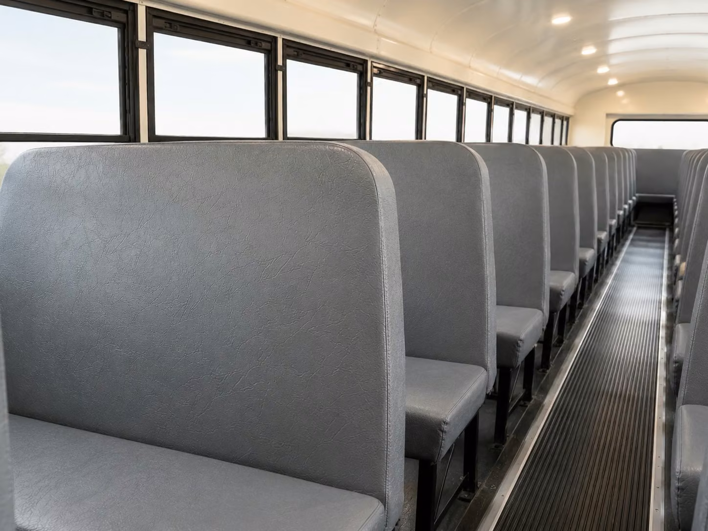 school bus interior